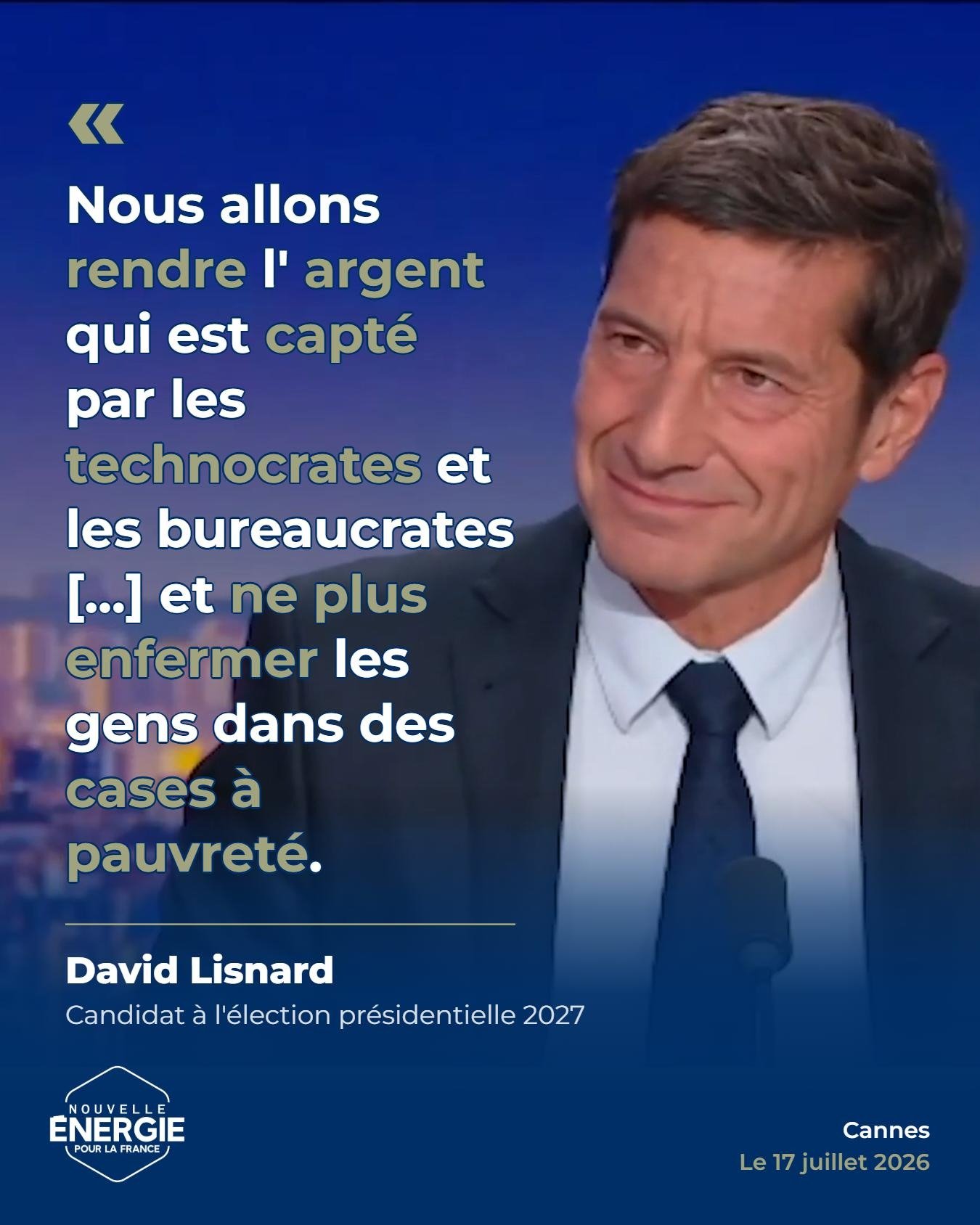 Affiche : Avec Nouvelle Énergie, nous rétablirons du pouvoir d'achat et du revenu pour ...