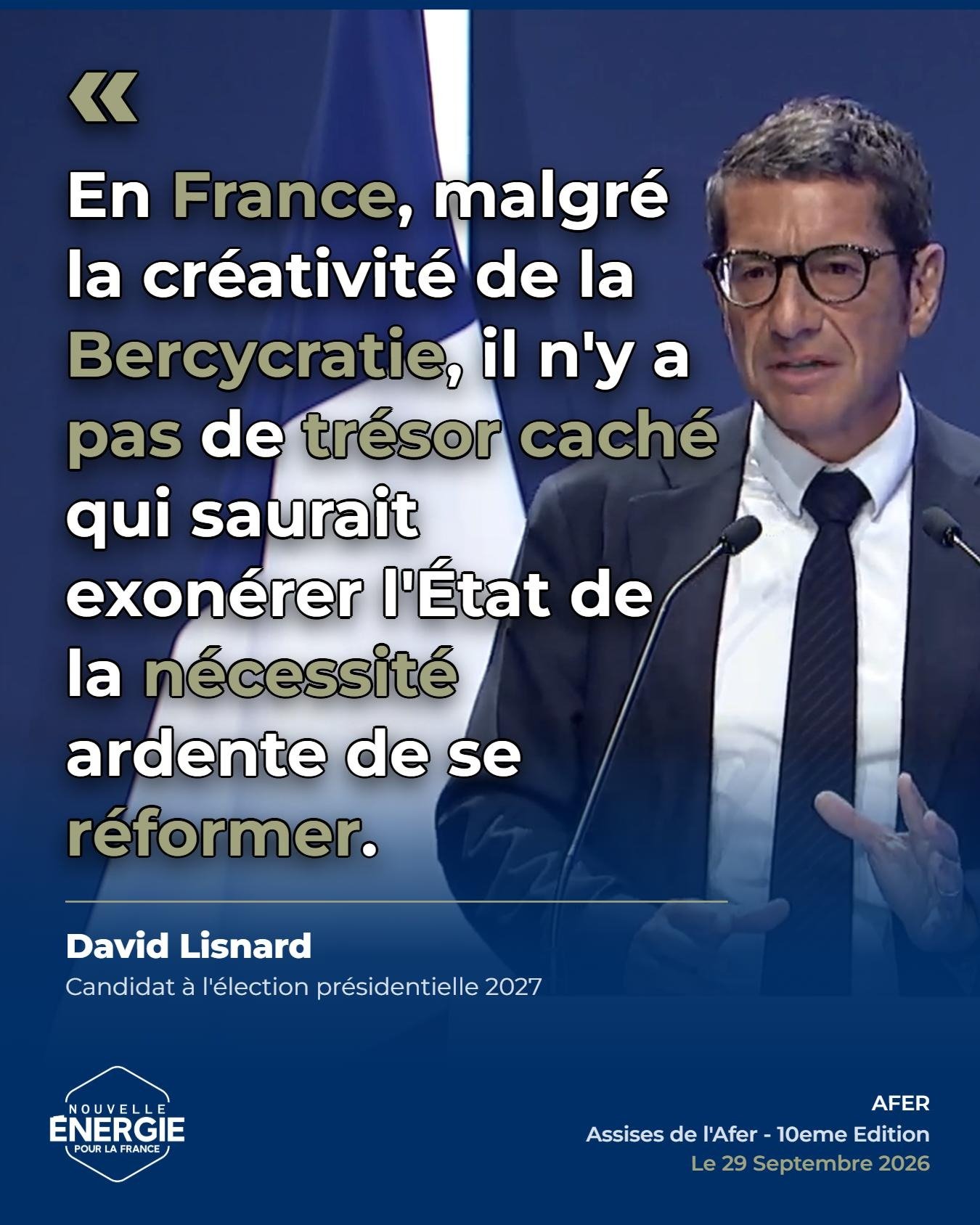Affiche : En France, malgré la créativité de la Bercycratie, il n'y a pas de trésor cac...
