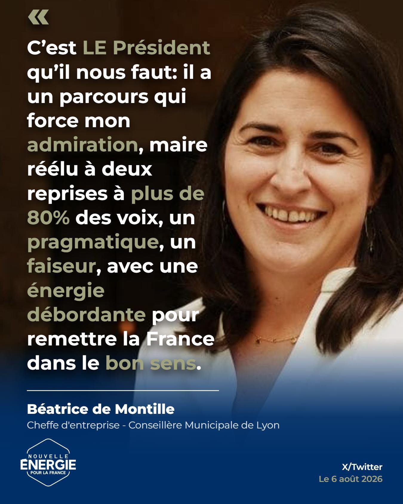 Image 2 sur 2 : Chez lui, tout est aligné entre les paroles et les actes....