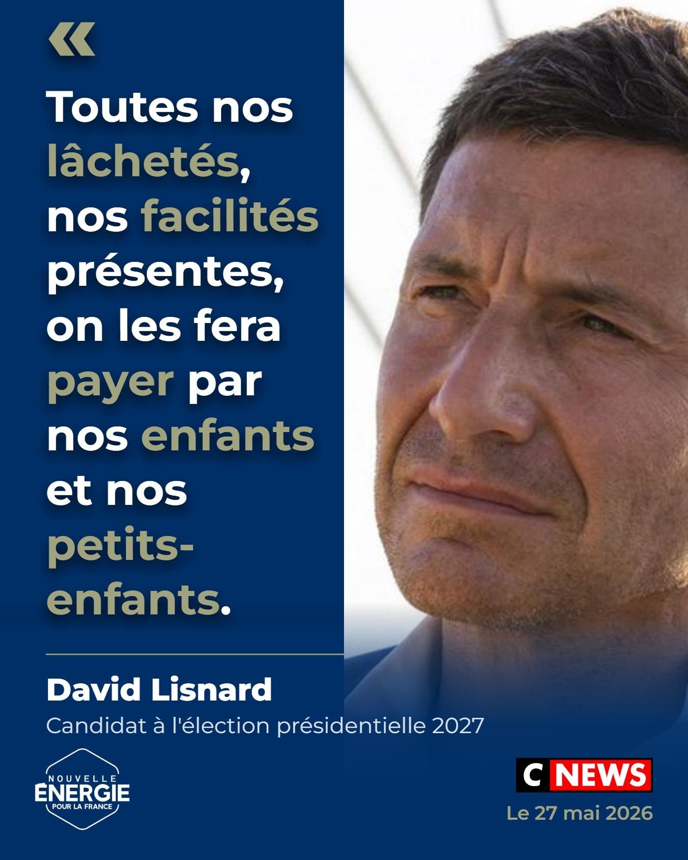 Affiche : Toutes nos lâchetés, nos facilités présentes, on les fera payer par nos enfan...