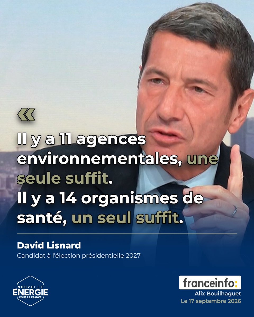 Affiche : Il y a 11 agences environnementales, une seule suffit. Il y a 14 organismes d...